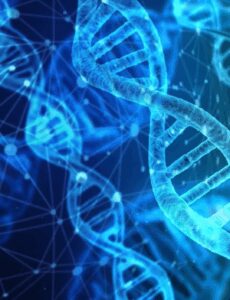 Picture of DNA strands