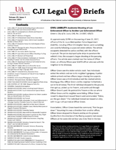 Cover Page of the Summer 2025 Legal Briefs